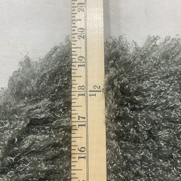 NWT $98 Simply Vera by Vera Wang Vest Womens S-M Gray Faux Fur Open Front - Picture 7 of 8